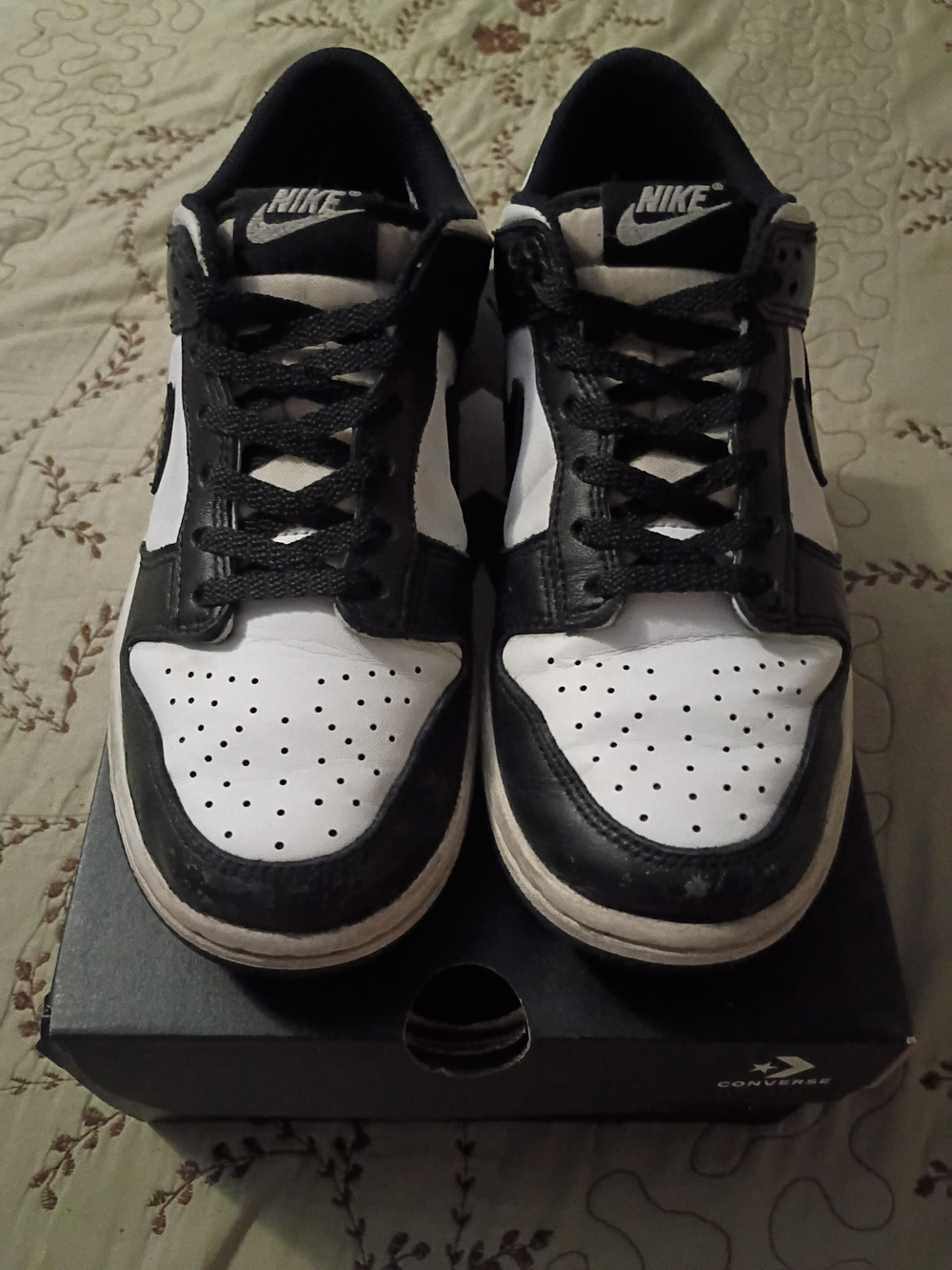 Nike Black and White Low-Top Sneakers